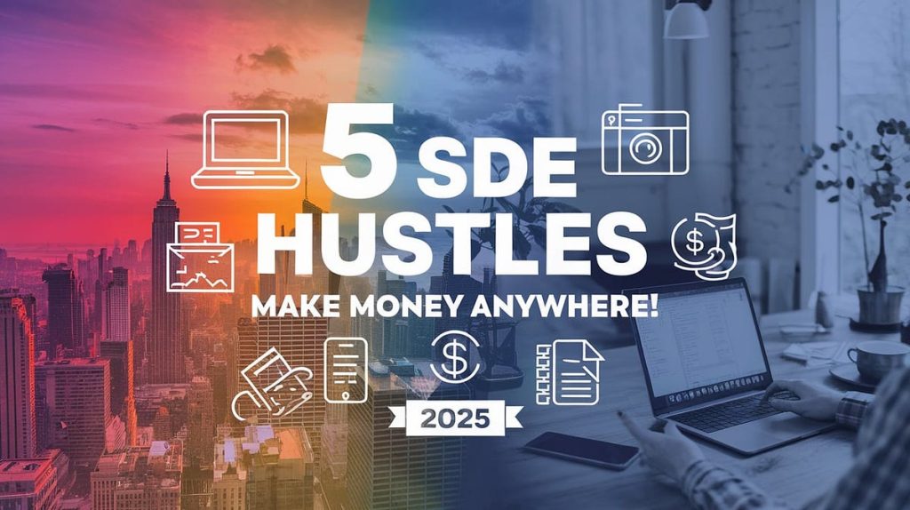 Top 5 Zero Investment Side Hustles You Can Start This Weekend Passive Income ideas in 2025