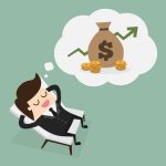 Person dreaming of financial growth and wealth through passive income